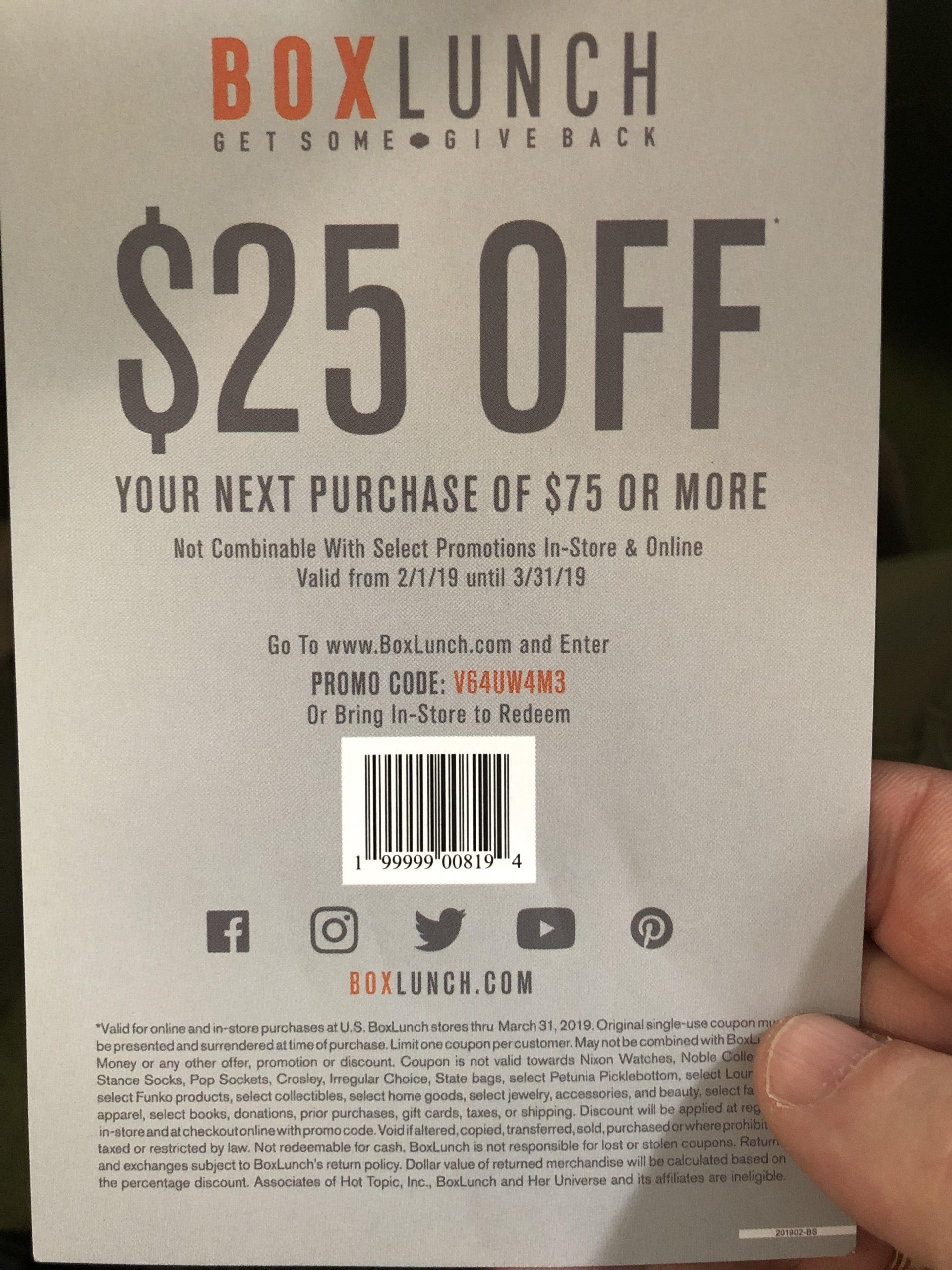 Box Lunch Promo Code