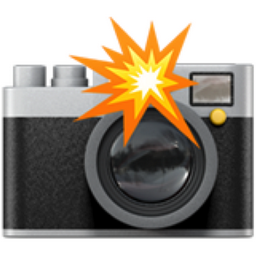 Flashing Camera Emoji