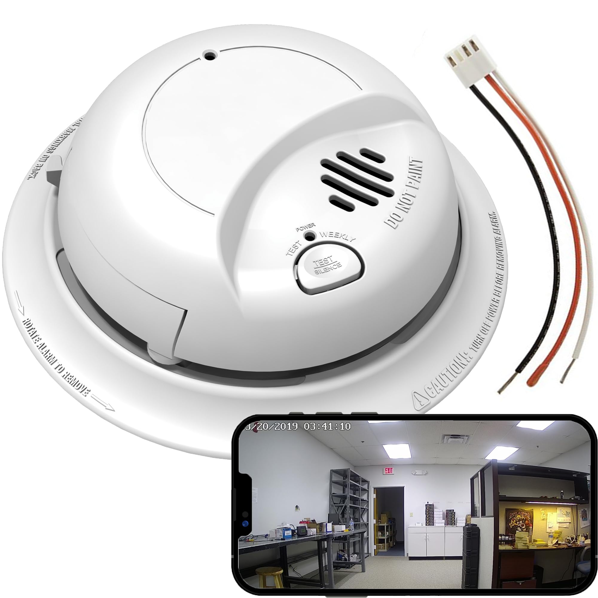 Spy Camera Fire Detector