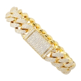 Gold Diamond Wristband