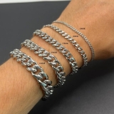 Silver Wristband Mens